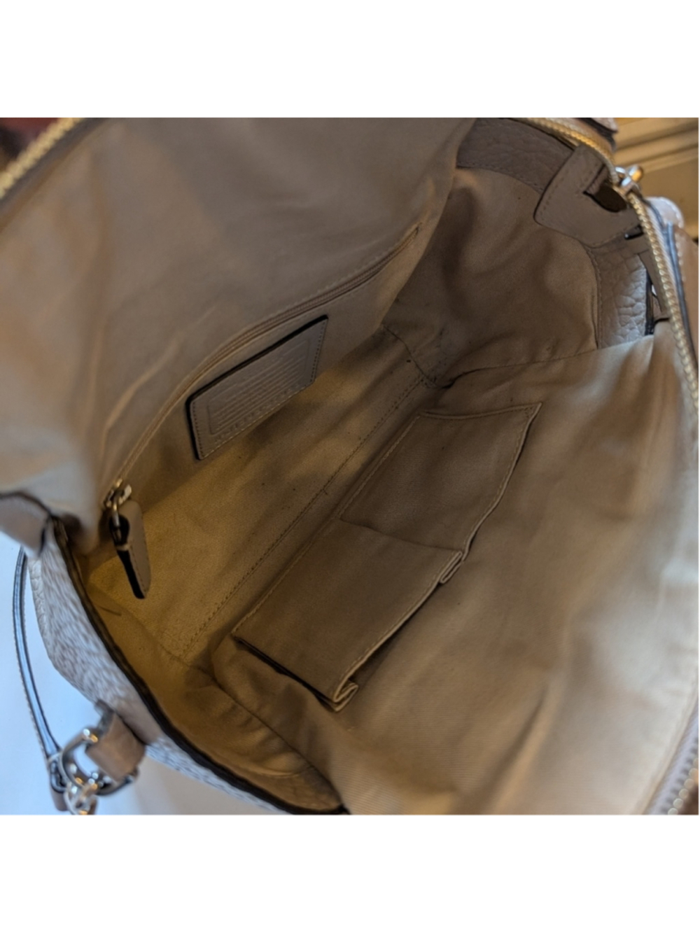 Coach BLEECKER LEATHER MINI RILEY CARRYALL J1393-27923 in VGUC - Picture 8 of 13